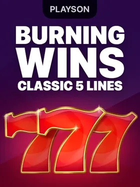 Burning Wins: classic 5 lines 1win kazinoda, Playson