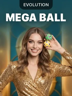 Mega Ball Canlı kazino 1win, Evolution