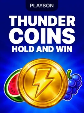 Thunder Coins: Hold and Win 1win kazinoda, Playson
